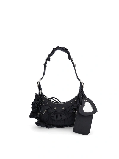 Balenciaga Le Cagole Xs Shoulder Bag In Lightblue