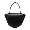 Wandler Medium Hortensia Leather Tote Bag In Black