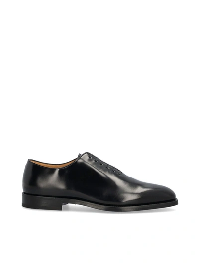 Ferragamo Salvatore  Leather Oxford In Black