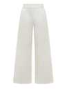 DSQUARED2 DSQUARED2 LOGO PATCH WIDE LEG TROUSERS