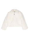 Stella Mccartney Faux-fur Jacket In White