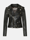 Golden Goose Destiny Slim Biker Jacket In Black