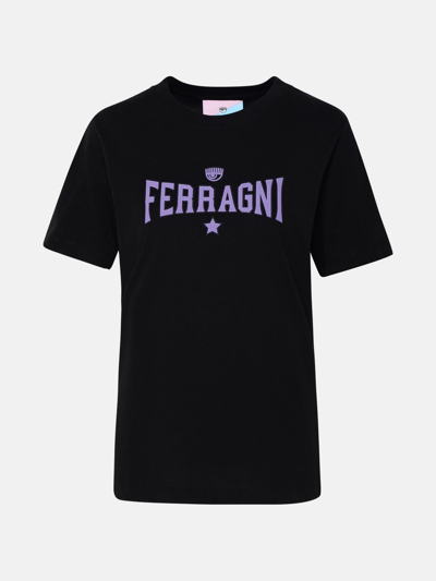 Chiara Ferragni T-shirt Logo In Black