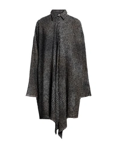 Giorgio Brato Woman Overcoat & Trench Coat Black Size S/m Wool, Cashmere, Polyamide In Beige