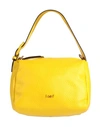I Oe F Woman Handbag Yellow Size - Soft Leather