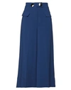 Marani Woman Pants Bright Blue Size 6 Acetate, Polyester
