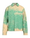 OAMC OAMC MAN SHIRT GREEN SIZE L COTTON, SILK