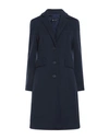 Compagnia Italiana Woman Coat Navy Blue Size 8 Polyester
