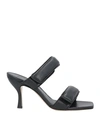 Gia Borghini Black Pernille Teisbaek Edition Perni 03 Heeled Sandals In Black