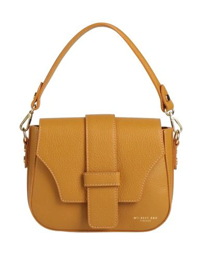 My-best Bags Woman Handbag Ocher Size - Soft Leather In Yellow