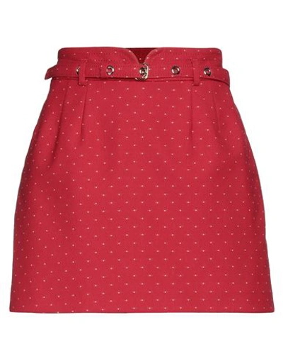 Red Valentino Woman Shorts & Bermuda Shorts Red Size 0 Cotton, Virgin Wool, Elastane, Polyamide