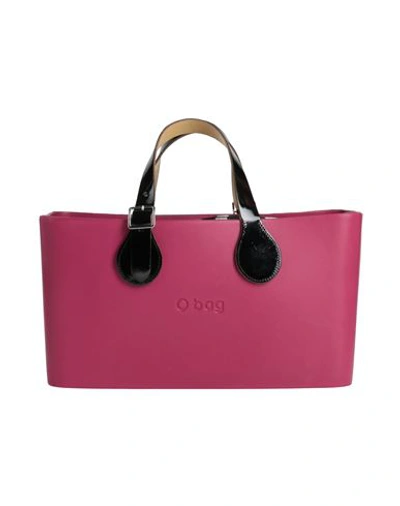 O Bag Woman Handbag Mauve Size - Rubber, Textile Fibers In Purple