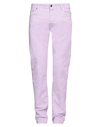 Jacob Cohёn Man Pants Light Purple Size 35 Cotton, Elastane In Purple