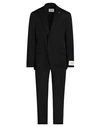 Paoloni Man Suit Black Size 44 Virgin Wool