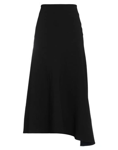 Ellery Woman Maxi Skirt Black Size 6 Polyester, Elastane