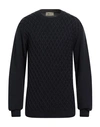 Irish Crone Man Sweater Navy Blue Size Xl Virgin Wool