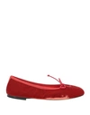 Prosperine Woman Ballet Flats Red Size 11 Textile Fibers In Red