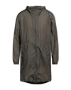 Herno Man Overcoat & Trench Coat Military Green Size 40 Polyamide, Polyurethane Resin