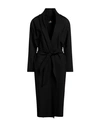 Gai Mattiolo Woman Overcoat Black Size 12 Viscose, Polyamide, Elastane