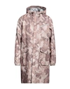 Herno Man Overcoat & Trench Coat Light Brown Size 40 Linen, Polyurethane In Beige