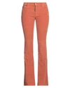 Dsquared2 Woman Pants Rust Size 2 Cotton, Elastane In Red