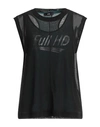 Diesel Woman Tank Top Black Size M Polyester