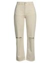 Maria Vittoria Paolillo Mvp Woman Pants Beige Size 12 Cotton In Beige