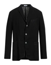 Boglioli Man Suit Jacket Black Size 44 Linen