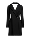 Sandro Woman Mini Dress Black Size 8 Viscose, Polyamide, Elastane In Black