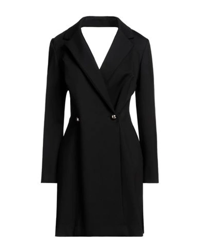 Sandro Woman Mini Dress Black Size 8 Viscose, Polyamide, Elastane