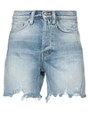 Vicolo Woman Denim Shorts Blue Size Xs Cotton In Blue