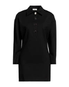 Sandro Woman Mini Dress Black Size 8 Viscose, Polyamide, Elastane In Black