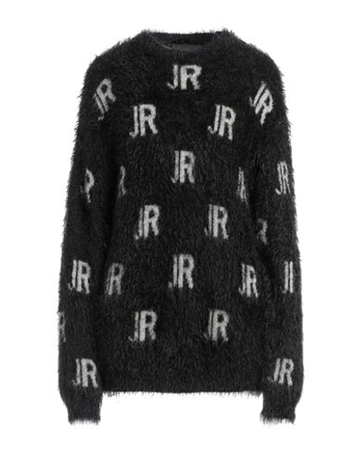John Richmond Woman Sweater Black Size Xxs Nylon, Mohair Wool, Alpaca Wool