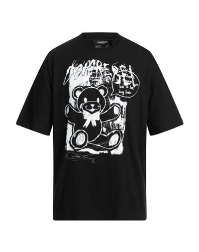 Domrebel Man T-shirt Black Size 3xl Cotton