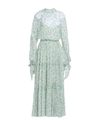 Alessia Zamattio Woman Long Dress Beige Size 6 Silk