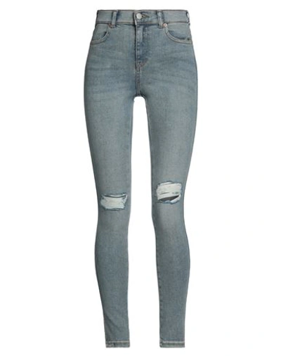 Dr. Denim Woman Jeans Blue Size M Cotton, Elastane