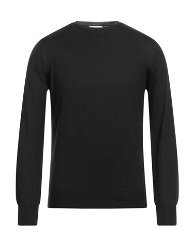 Gran Sasso Man Sweater Black Size 42 Virgin Wool