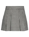 Red Valentino Woman Shorts & Bermuda Shorts Black Size 00 Wool, Cotton, Acrylic, Polyamide, Viscose