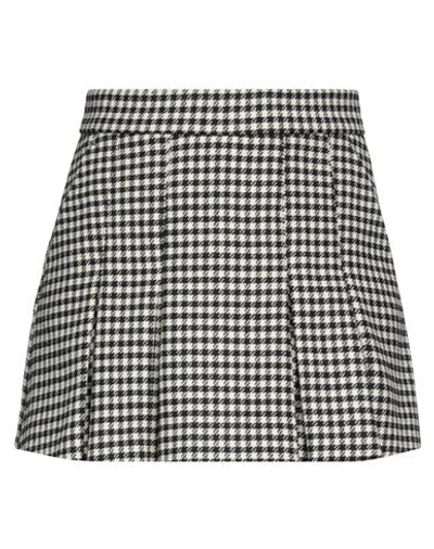 Red Valentino Woman Shorts & Bermuda Shorts Black Size 00 Wool, Cotton, Acrylic, Polyamide, Viscose In Black