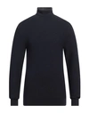 Irish Crone Man Turtleneck Midnight Blue Size 3xl Virgin Wool