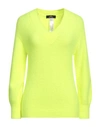Actitude By Twinset Woman Sweater Yellow Size S Acrylic, Polyamide, Wool, Alpaca Wool, Elastane In Yellow