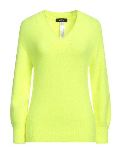 Actitude By Twinset Woman Sweater Yellow Size S Acrylic, Polyamide, Wool, Alpaca Wool, Elastane