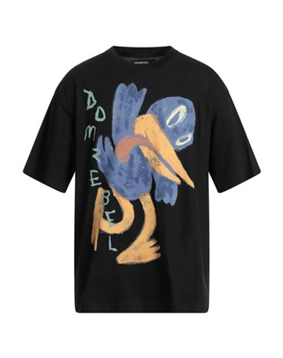 Domrebel Man T-shirt Black Size Xxl Cotton