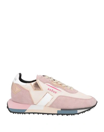 Ghoud Venice Ghōud Venice Woman Sneakers Pink Size 10 Soft Leather, Textile Fibers