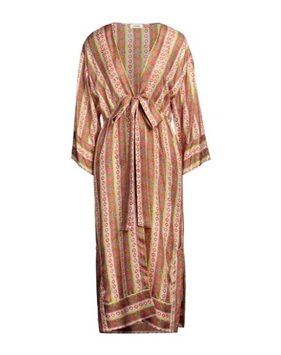 SANDRO SANDRO WOMAN MIDI DRESS GREEN SIZE 4 SILK