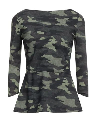 Chiara Boni La Petite Robe Woman T-shirt Military Green Size 4 Polyamide, Elastane