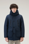 Woolrich Man's Color Blue Size 3xl In Melton Blue