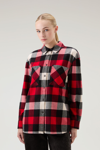 Woolrich Women Red Black Buffalo Size S