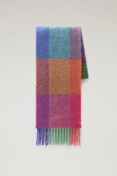 Woolrich Women Kelly Green Check Size One In Kelly Green Check