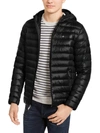 Calvin Klein Men's Big & Tall Packable Down Hooded Puffer Jacket, Created For Macy's In Green